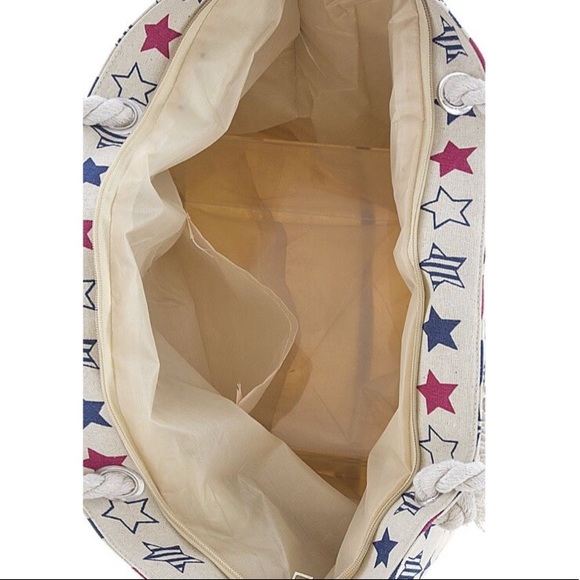 Canvas Beach Tote Bag - Picture 3 of 4